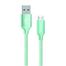 Дата кабель USB 2.0 AM to Micro 5P 1.0m mint ColorWay (CW-CBUM002-MT) - Фото