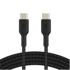Дата кабель USB-С - USB-С BRAIDED, 1m, black Belkin (CAB004BT1MBK)