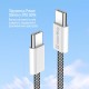 Дата кабель USB-C to USB-C 1.0m 60W 3.0А black ColorWay (CW-CBPDCC061-BK)