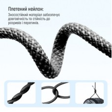 Дата кабель USB-C to USB-C 1.0m 60W 3.0А black ColorWay (CW-CBPDCC061-BK) - Фото