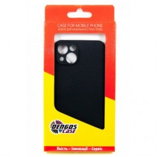 Чохол для мобільного телефона Dengos Carbon iPhone 13 black (DG-TPU-CRBN-132) - Фото