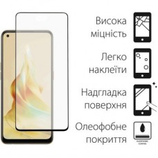 Чехол для мобильного телефона Dengos Kit for OPPO Reno 8T case + glass (Black) (DG-KM-33) - Фото