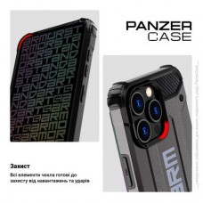 Чохол для мобільного телефона Armorstandart Panzer Apple iPhone 15 Pro Grey (ARM75645) Чохол для мобільного телефона Armorstandart Panzer Apple iPhone 15 Pro Grey (ARM75645) - Фото