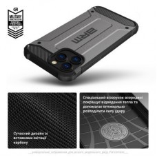 Чохол для мобільного телефона Armorstandart Panzer Apple iPhone 15 Pro Grey (ARM75645) Чохол для мобільного телефона Armorstandart Panzer Apple iPhone 15 Pro Grey (ARM75645) - Фото