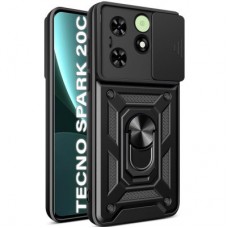 Чохол для мобільного телефона BeCover Military Tecno Spark 20C (BG7n) Black (710685) - Фото