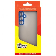 Чохол для мобільного телефона Dengos Matte Samsung Galaxy A55 5G (Blue) (DG-TPU-MATT-143) - Фото