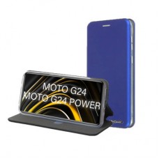 Чохол для мобільного телефона BeCover Exclusive Motorola Moto G24/G24 Power Blue (711485) - Фото