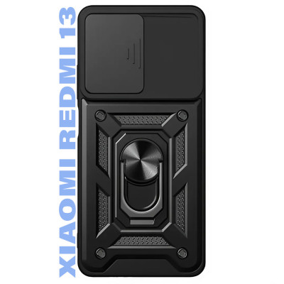 Чохол для мобільного телефона BeCover Military Xiaomi Redmi 13 Black (711551)