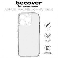 Чохол для мобільного телефона BeCover Apple iPhone 16 Pro Max Transparancy (712281) - Фото