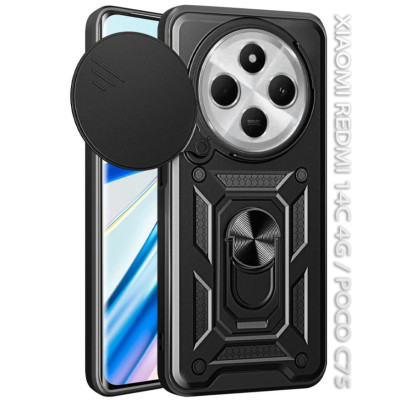 Чохол для мобільного телефона BeCover Military Xiaomi Redmi 14C 4G / Poco C75 Black (712489)
