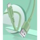 Дата кабель USB 2.0 AM to Micro 5P 1.0m soft silicone green ColorWay (CW-CBUM042-GR)