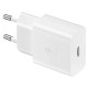 Зарядний пристрій Samsung USB-С 15 W White (EP-T1510NWEGEU)