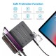 Зарядний пристрій Choetech 6xUSB 68 W Charing Station (6xUSB-A) 2xMicroUSB 2xLighting 2xUCB-C (Q3008-EU-BK)