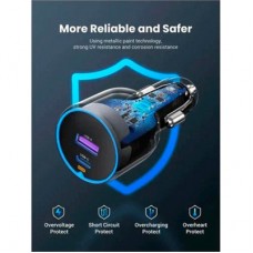 Зарядний пристрій Ugreen 2xUSB 63 W (USB-C+USB-A) QC3.0 (EC701) (35023) - Фото