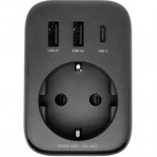 Зарядний пристрій Ugreen 3xUSB 30 W Outlet Extender (2xUSB-A+USB-C) CD314 (90613) - Фото