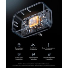 Зарядний пристрій Ugreen 3xUSB 30 W Outlet Extender (2xUSB-A+USB-C) CD314 (90613) - Фото