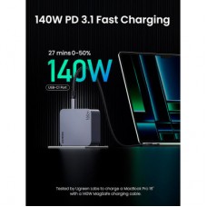 Зарядний пристрій Ugreen 4xUSB 160 W (3xUSB-C + USB-A) Gan Nexode Pro X763 (25877) - Фото