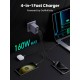 Зарядний пристрій Ugreen 4xUSB 160 W (3xUSB-C + USB-A) Gan Nexode Pro X763 (25877)