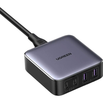 Зарядний пристрій Ugreen 4xUSB 65 W (2xUSB-C+2xUSB-A) Gan CD327 (90747)