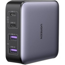 Зарядний пристрій Ugreen 4xUSB 65 W (2xUSB-C+2xUSB-A) Gan CD327 (90747) - Фото