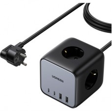 Зарядний пристрій Ugreen 4xUSB 65 W DigiNest Cube (2xUSB-C+2xUSB-A) CD268 (60113) - Фото