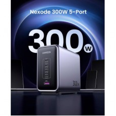 Зарядний пристрій Ugreen 5xUSB 300 W Nexode (5xUSB-C) CD333 (90903B) - Фото