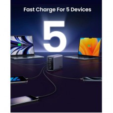 Зарядний пристрій Ugreen 5xUSB 300 W Nexode (5xUSB-C) CD333 (90903B) - Фото