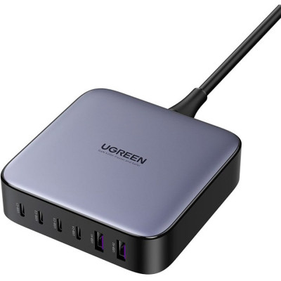Зарядний пристрій Ugreen 6xUSB 200 W (4xUSB-C+2xUSB-A) Gan CD271 (40914)