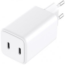 Зарядний пристрій Sandberg 2xUSB 65 W (2xUSB-C) Gan III (441-56) - Фото