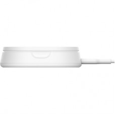 Зарядний пристрій Belkin 15W Magnetic Stand Qi2 20 W adapter USB-C white (WIA008VFWH) - Фото