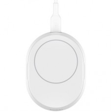 Зарядний пристрій Belkin 15W Magnetic Stand Qi2 20 W adapter USB-C white (WIA008VFWH) - Фото
