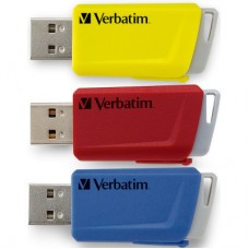 USB флеш накопитель Verbatim 3x16GB Store 'n' Click Red/Blue/Yellow USB 3.2 (49306) USB флеш накопитель Verbatim 3x16GB Store 'n' Click Red/Blue/Yellow USB 3.2 (49306)