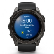 Смарт-годинник Garmin fenix 8 51 mm,AMOLED, Saph, CrbnGryTi/Blk, Blk/PebbleGryBnd (010-02905-21) Смарт-годинник Garmin fenix 8 51 mm,AMOLED, Saph, CrbnGryTi/Blk, Blk/PebbleGryBnd (010-02905-21) - Фото