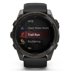 Смарт-годинник Garmin fenix 8 51 mm,AMOLED, Saph, CrbnGryTi/Blk, Blk/PebbleGryBnd (010-02905-21) Смарт-годинник Garmin fenix 8 51 mm,AMOLED, Saph, CrbnGryTi/Blk, Blk/PebbleGryBnd (010-02905-21) - Фото