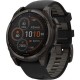Смарт-годинник Garmin fenix 8 47 mm, Saph Solar, CrbnGry Ti/Blk, Blk/PblGryBnd (010-02906-11)
