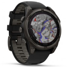 Смарт-годинник Garmin fenix 8 47 mm, Saph Solar, CrbnGry Ti/Blk, Blk/PblGryBnd (010-02906-11) Смарт-годинник Garmin fenix 8 47 mm, Saph Solar, CrbnGry Ti/Blk, Blk/PblGryBnd (010-02906-11) - Фото