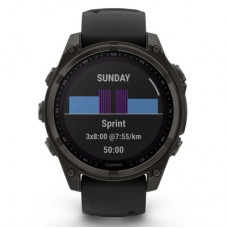 Смарт-годинник Garmin fenix 8 47 mm, Saph Solar, CrbnGry Ti/Blk, Blk/PblGryBnd (010-02906-11) Смарт-годинник Garmin fenix 8 47 mm, Saph Solar, CrbnGry Ti/Blk, Blk/PblGryBnd (010-02906-11) - Фото