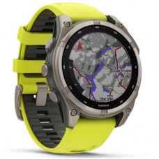 Смарт-годинник Garmin fenix 8 47 mm, Saph Solar, BareTi/Graphite, AmpYe/GrphBnd (010-02906-21) Смарт-годинник Garmin fenix 8 47 mm, Saph Solar, BareTi/Graphite, AmpYe/GrphBnd (010-02906-21) - Фото