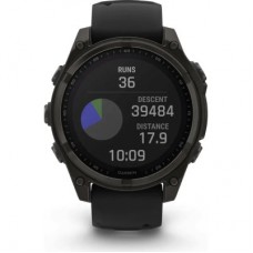 Смарт-годинник Garmin fenix 8 51 mm, Saph Solar, CrbnGry Ti/Blk, Blk/PblGryBnd (010-02907-11) Смарт-годинник Garmin fenix 8 51 mm, Saph Solar, CrbnGry Ti/Blk, Blk/PblGryBnd (010-02907-11) - Фото