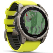 Смарт-годинник Garmin fenix 8 51 mm, Saph Solar, BareTi/Graphite, AmpYe/GrphBnd (010-02907-21) Смарт-годинник Garmin fenix 8 51 mm, Saph Solar, BareTi/Graphite, AmpYe/GrphBnd (010-02907-21) - Фото