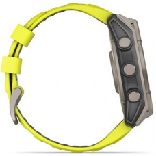 Смарт-годинник Garmin fenix 8 51 mm, Saph Solar, BareTi/Graphite, AmpYe/GrphBnd (010-02907-21) Смарт-годинник Garmin fenix 8 51 mm, Saph Solar, BareTi/Graphite, AmpYe/GrphBnd (010-02907-21) - Фото