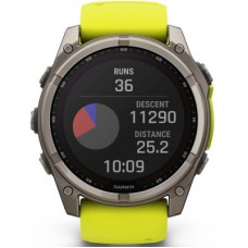 Смарт-годинник Garmin fenix 8 51 mm, Saph Solar, BareTi/Graphite, AmpYe/GrphBnd (010-02907-21) Смарт-годинник Garmin fenix 8 51 mm, Saph Solar, BareTi/Graphite, AmpYe/GrphBnd (010-02907-21) - Фото