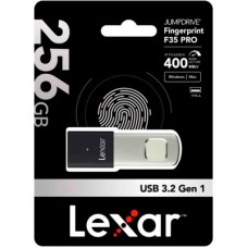 USB-флеш накопичувач Lexar 256 GB JumpDrive Fingerprint F35 Pro USB 3.2 (LJDF35P256G-RNBNG) USB-флеш накопичувач Lexar 256 GB JumpDrive Fingerprint F35 Pro USB 3.2 (LJDF35P256G-RNBNG) - Фото
