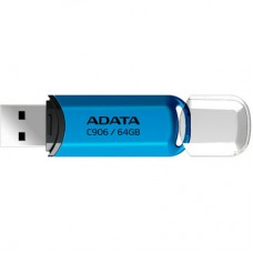 USB флеш накопитель ADATA 64GB C906 Blue USB 2.0 (AC906-64G-RWB) - Фото