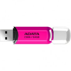 USB-флеш накопичувач ADATA 64 GB C906 Pink USB 2.0 (AC906-64G-RPP) - Фото