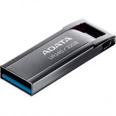 USB флеш накопитель ADATA 32GB UR340 Black USB 3.2 (AROY-UR340-32GBK) - Фото