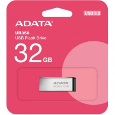 USB-флеш-накопичувач ADATA 32GB UR350 Silver-Black USB 3.2 (UR350-32G-RSR/BK) - Фото