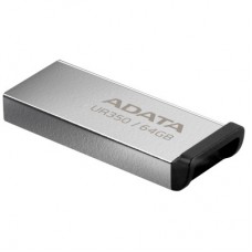 USB-флеш-накопичувач ADATA 64GB UR350 Silver-Black USB 3.2 (UR350-64G-RSR/BK) - Фото