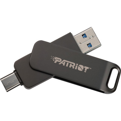 USB флеш накопитель Patriot 32GB Rage R550 Matte Black USB 3.2/Type-C (PE32GR550DSAD)