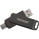 USB флеш накопитель Patriot 32GB Rage R550 Matte Black USB 3.2/Type-C (PE32GR550DSAD)